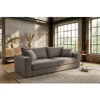 KAWOLA 3-Sitzer AMINA Stoff Couch - Gemütlichkeit - Wohnzimmer Sofa - 3 Sitzer, Modernes Sofa für Drei, hochwertiger Bezug, toller Sitzkomfort
