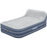 Bestway Luftbett SleekFlow™, (Packung, mit Kopfteil & integrierter Elektropumpe 226 x 152 x 84 cm), in 300 sek. aufgepumpt