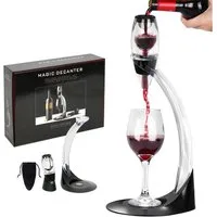 OSTWOLKE Dekanter Weinbelüfter Wein-Dekanter Dekantierer Wein-Ausgießer mit Ständer