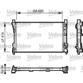 Valeo Motork?hler Mercedes C-Klasse Clk Slk