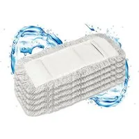 Moppland Wischmopp Ersatzbezug Bodenwischer 40cm/50cm – Waschbar bis 90° Wischmopp-Ersatzkopf (Baumwolle, 40, Einzelartikel, 5-tlg., Wischmopp Ersatzbezug, Waschbar bis 90°C, saugstark, langlebige, wiederverwendbar, reusable)