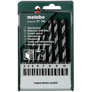 Metabo Steinbohrer-Kassette - 8 teiliges Set - 627193000