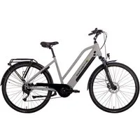 SAXONETTE E-Bike Cityrad Deluxe Sport Lady, 9 Gang Shimano Alivio Schaltwerk, Kettenschaltung, Mittelmotor, 418 Wh, Pedelec, Elektrofahrrad für Damen u. Herren