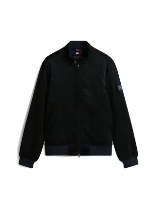 Tommy Hilfiger - Harringtonjacke aus Cord blau - Gr. - M