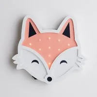 Lights4fun LED Wandleuchte Fuchs Wandlampe Kinderzimmer