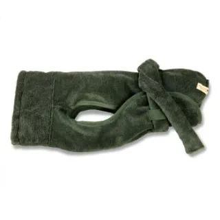 Wolters Easy Clean Hundebademantel Mantel Hundemantel oliv L