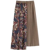 WEEKEND BY MAX MARA A-Linien-Rock WEEKEND MAX MARA Midi-Rock FANALE mit Wolle - Multicolor