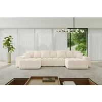 ALTDECOR Wohnlandschaft ENIL-U, Couch mit Schlaffunktion, Wohnzimmer - Ecksofa, Corner Sofa Bett Eckcouch Couch U-Form Schlafcouch Ausziehbar