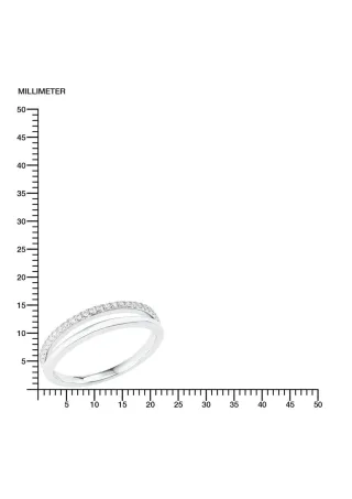 s.Oliver - Ring beige - Gr. - 56