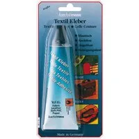 larissastoffe Textilkleber Textilkleber, Stoffkleber, Lederkleber, Filzkleber, elastisch, 42 g!, (Made in Germany), Für Textilien, Leder, Filz, Weich-PVC und Papier