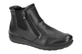 ara Stiefeletten 12-34581 01 schwarz - bequeme Damen Schuhe mit extra weitem ...