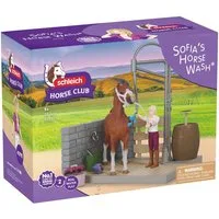 Schleich® Spielwelt HORSE CLUB, Sofia's Pferdewaschplatz (42792), (26-tlg)