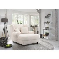 Home affaire XXL-Sessel Oase, B: 120 cm, Sitzhöhe: 50 cm - OTTO. Verlässliche Qualität., mit 2 Zierkissen & Massivholzfüße