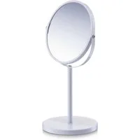 Zeller Present Badaccessoire-Set Kosmetikspiegel, 1x/3x, Metall, weiß, Ø15 x 35 cm