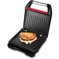 George Foreman Kontaktgrill Steel Compact Fitnessgrill rot 25030-56, 1200 W