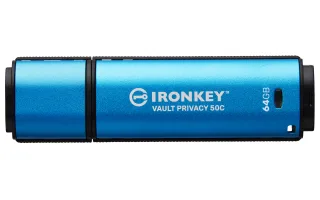 Kingston IronKey Vault Privacy 50C | ikvp50c/64gb | USB-Flash-Laufwerk