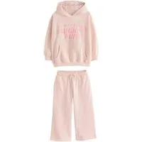 Next Sweatanzug Hoodie und Jogginghose mit weitem Bein im Set (2-tlg)