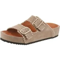 VERBENAS ELENA SERRAJE PASADO Pantolette Sommerschuh, Hausschuh, Strandschuh mit zwei verstellbaren Schnallen