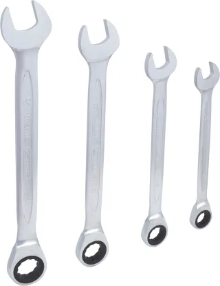 KS Tools GEARplus Ratschenringmaulschlüssel-Satz, 4-tlg 24-32mm - 503.4270