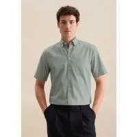 seidensticker Businesshemd Regular Regular 1/2 Button-Down-Kragen Struktur