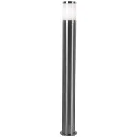 GLOBO LIGHTING Pollerleuchte, Leuchtmittel nicht inklusive, Garten Beleuchtung Außenleuchte Lampe Leuchte Edelstahl Globo XELOO