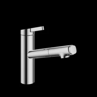 KWC Hebelmischer FIT Auszugbrause A205, chromeline,125572 125572