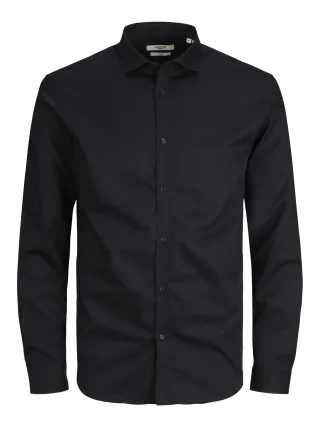 JACK&JONES - JPRBLACARDIFF SHIRT L/S NOOS PLS Black