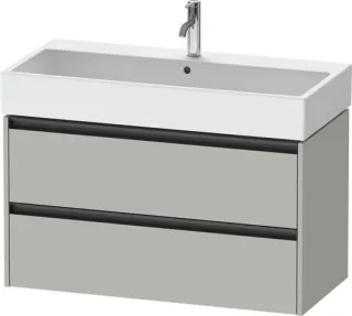 Duravit Ketho.2 Waschtischunterbau wandhängend Betongrau Matt 984x460x549 mm - K25278007070000 K25278007070000