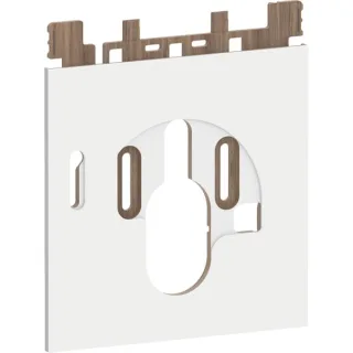 Geberit Designplatte AquaClean Komplettanlage unten Glas weiß, 242902SF1 242902SF1