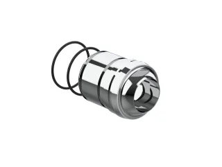 Keuco Kartuschenmutter Ersatzteil ARM 50100 kpl. verchromt zu 51602/51609, 50100010174 50100010174