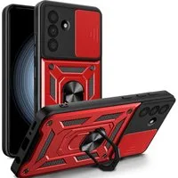 betterfon Handyhülle Panzer Hülle für Samsung Galaxy A36 / Galaxy A56 mit Kameraschutz, Outdoorhülle mit Ringhalter Smartstand und Silikonkern