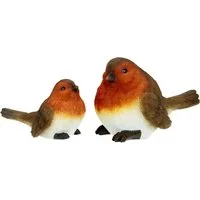 I.GE.A. Dekofigur, Polyresin-Vögel (2er Set)