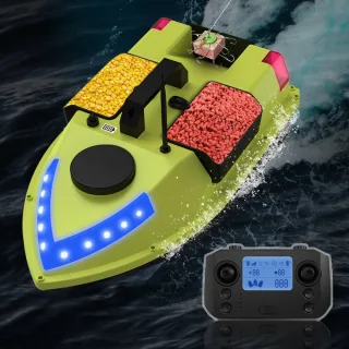 ZANLURE D20 GPS RC Bait Boat 600M Wireless Remote Control Fishing Bait Boat Fishing Feeder Boat with 3 Bait Containers 7