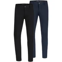 Indicode Chinohose Herren 2-Pack INBelford Chino Herrenhose maximale Komfortabilität durch einzigartige Elastizität