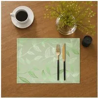 OTTO home Platzset Raffon, (2-St), 2er Set, bedruckt, stillvoller Blätterdruck