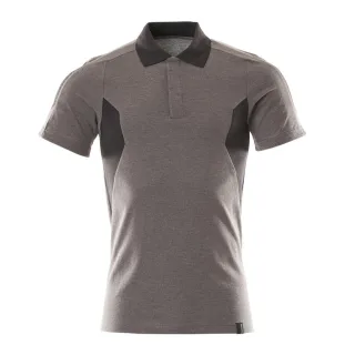 MASCOT Herren Polo-Shirt ACCELERATE Dunkelanthrazit / Schwarz M - 18383-961-1809-M