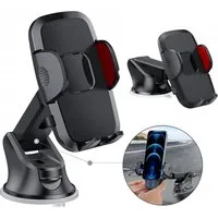 XTROBB Smartphone-Halterung Universal Auto Handyhalter rutschfest- für iPhone, Android uvm., (bis 7,00 Zoll, KFZ-Telefonhalter für Windschutzscheibe, 360°-Drehbar, Gel-Saugkappe., KFZ-Telefonhalter, verstellbar, Gel-Saugkappe, 360°-Drehfunktion, Robu