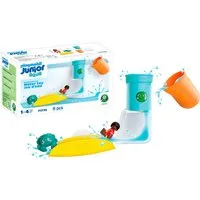 Playmobil® Wasserfalltank mit Rutsche (71775), Junior Aqua Konstruktions-Spielset, (8 St), Badespielzeug, Made in Europe