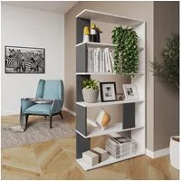 Vicco Raumteiler, Anthrazit, 80 x 163 cm, 1-tlg., Freistehend