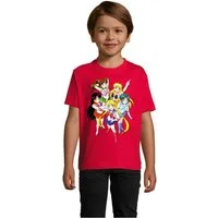 Blondie & Brownie T-Shirt Mädchen Kinder Fun Comic Sailor Moon Friends Anime Manga Mädchen Sailor Moon T-Shirt Anime Manga Friends buntes Design
