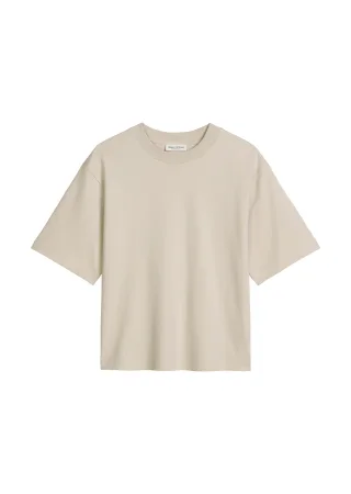 Marc OPolo Casual - T-Shirt relaxed Linen Beige - Gr. - XL