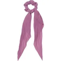 styleBREAKER Zopfhalter, 1-tlg., Plissierter Scrunchie Haargummi mit Schleife