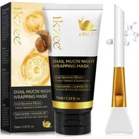 P-Beauty Cosmetic Accessories Gesichtsmaske Nachtmaske Gesicht Snail Mucin Kollagen Maske Night Wrapping Mask, 1-tlg., Gesichtspflege, Gesichtsmaske, Snail, Nachtmaske