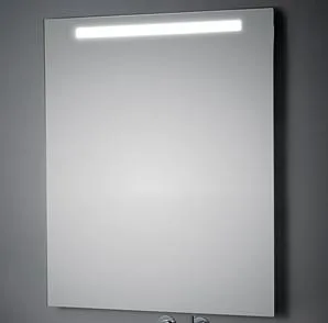 KOH-I-NOOR LED Wandspiegel mit Oberbeleuchtung, B: 600, H: 600, T: 33 mm L45761