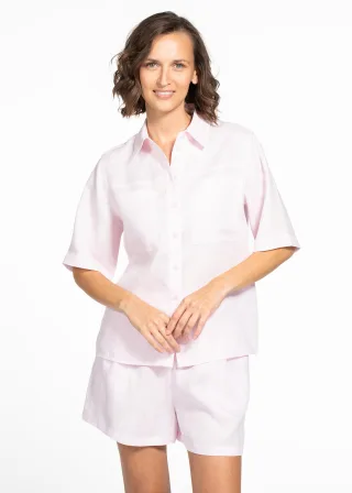 (THE MERCER) N.Y. - Bluse french rose - Gr. - 34