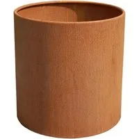VIVANNO Pflanzkübel Cortenstahl NEW RONDO Rund - Rostbraun Patina (1 St), 50x50 cm