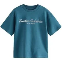 Next Print-Shirt Kurzarm-T-Shirt aus schwerem Material mit Grafik (1-tlg)