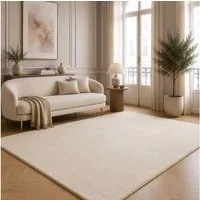 the carpet Teppich kuschelig & Super Soft, Anti-Rutsch Unterseite, rechteckig, Höhe: 16 mm, Waschbar bis 30 Grad, Felloptik, Wohnzimmer Teppich, Kundenliebling