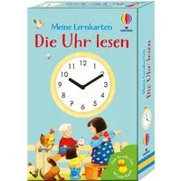 Usborne Verlag Spiel Meine Lernkarten - Die Uhr lesen