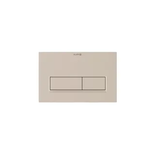 KLUDI UNIFIX Betätigungsplatte Eckig 244 x 160 mm Matt Light Dove 32PP01O2